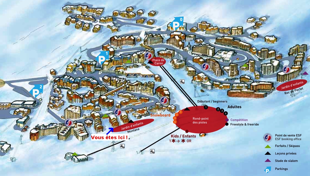 plan appartement val thorens